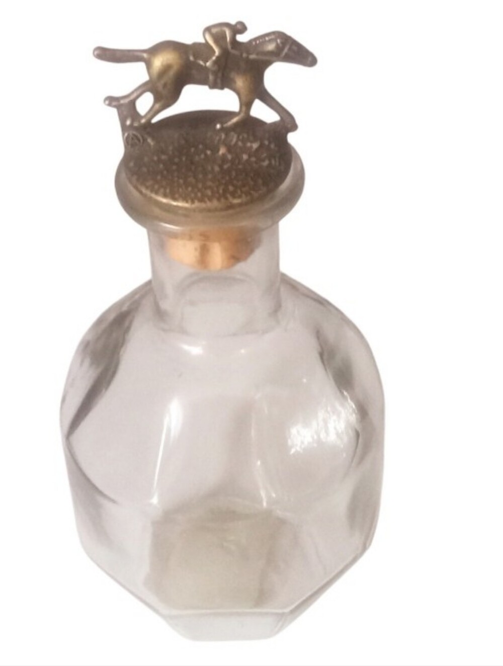Vintage Glass Blanton's Bourbon Decanter With Race Horse Stopper Letter “A"